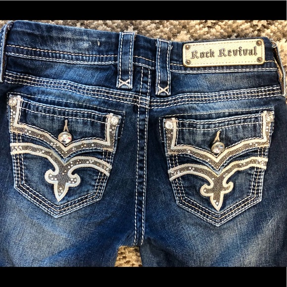 Rock Revival Denim - Rock Revival Drew Skinny Cuffed Stretch Jeans 26